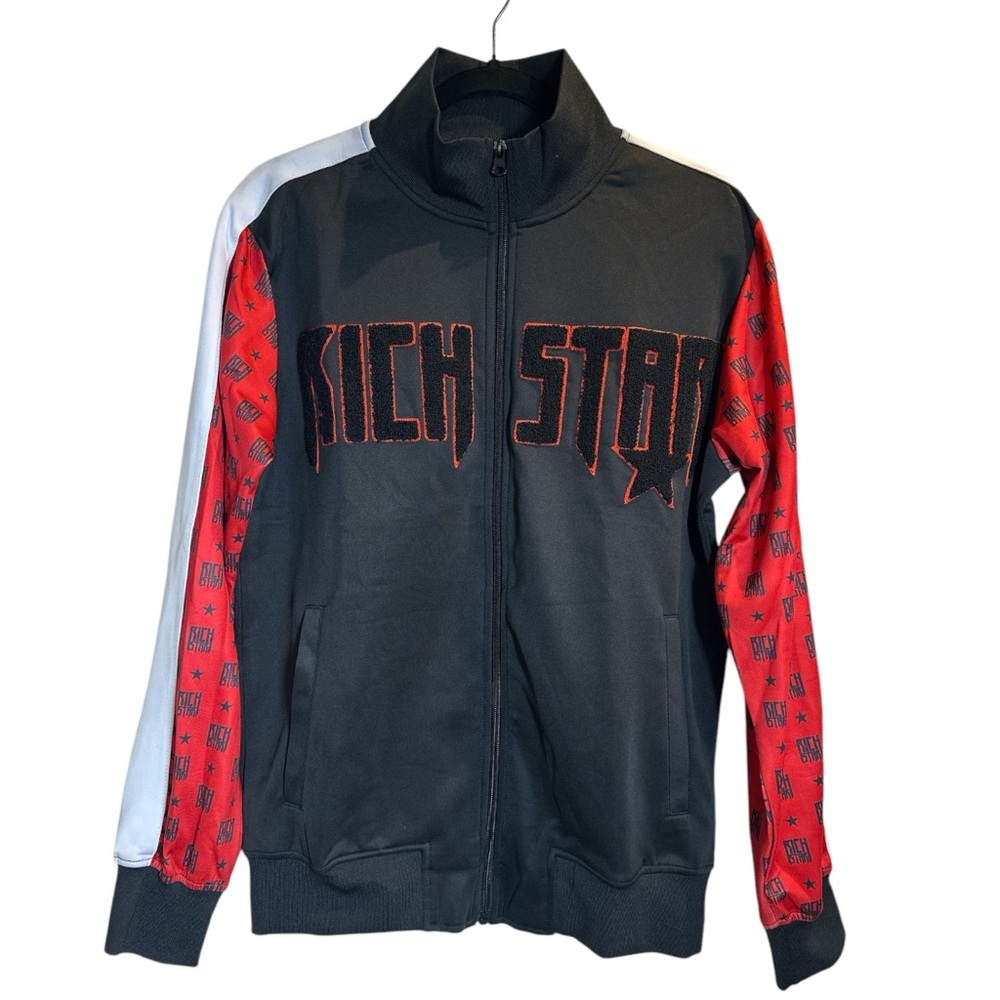 Red and Black Bomber Jacket - Picture 3 of 6
